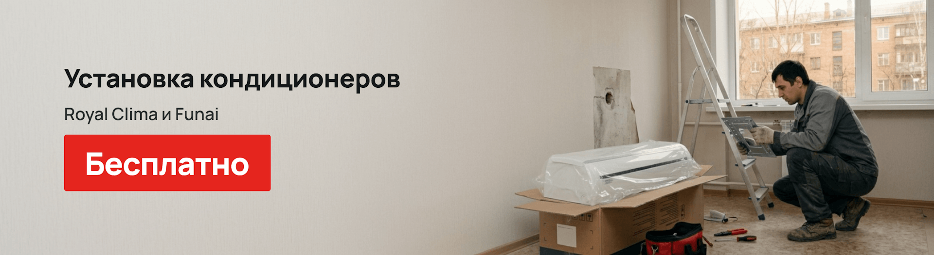 Бесплатная установка кондиционеров Бесплатная установка кондиционеров
