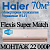 Кондиционер Haier Flexis AS70S2SF4FA-G/1U70S2SJ2FA с установкой